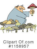 Picking Mushrooms Clipart #1158957 by djart