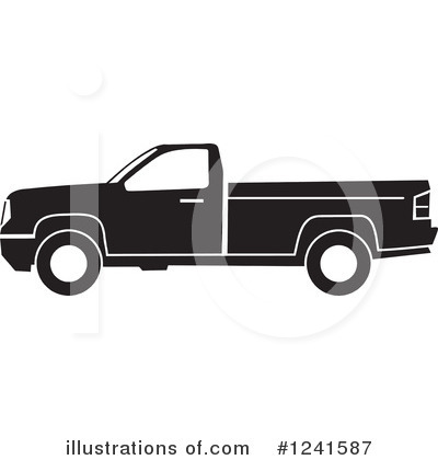 Royalty-Free (RF) Pickup Truck Clipart Illustration by Johnny Sajem - Stock Sample #1241587