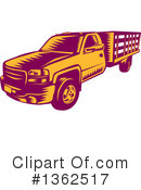Pickup Truck Clipart #1362517 by patrimonio