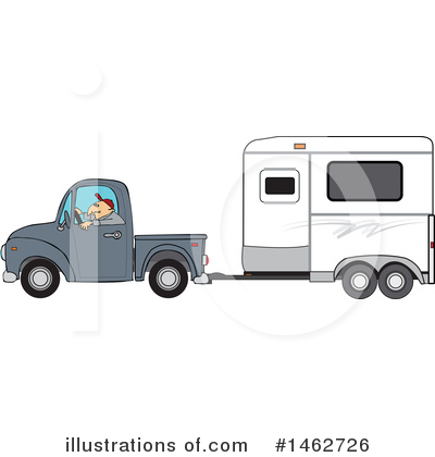 Royalty-Free (RF) Pickup Truck Clipart Illustration by djart - Stock Sample #1462726