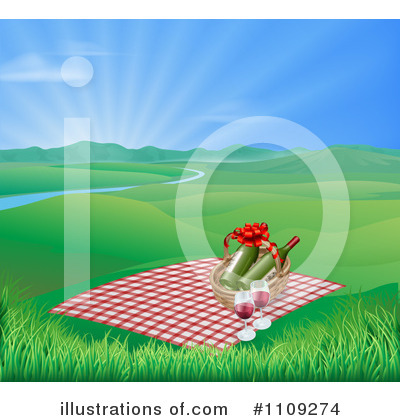 Royalty-Free (RF) Picnic Clipart Illustration by AtStockIllustration - Stock Sample #1109274