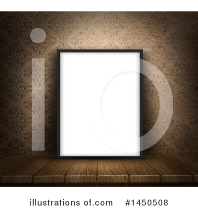 Royalty-Free (RF) Picture Frame Clipart Illustration by KJ Pargeter - Stock Sample #1450508