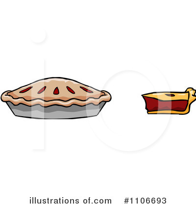 Royalty-Free (RF) Pie Clipart Illustration by Cartoon Solutions - Stock Sample #1106693