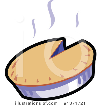 Royalty-Free (RF) Pie Clipart Illustration by Clip Art Mascots - Stock Sample #1371721