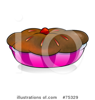 Royalty-Free (RF) Pie Clipart Illustration by YUHAIZAN YUNUS - Stock Sample #75329