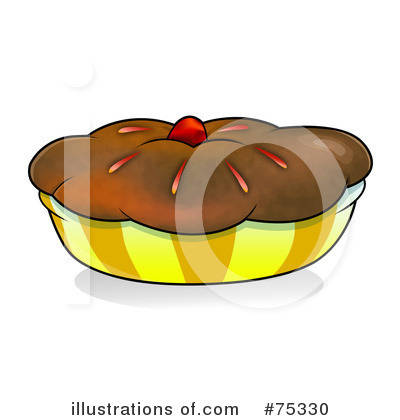 Royalty-Free (RF) Pie Clipart Illustration by YUHAIZAN YUNUS - Stock Sample #75330