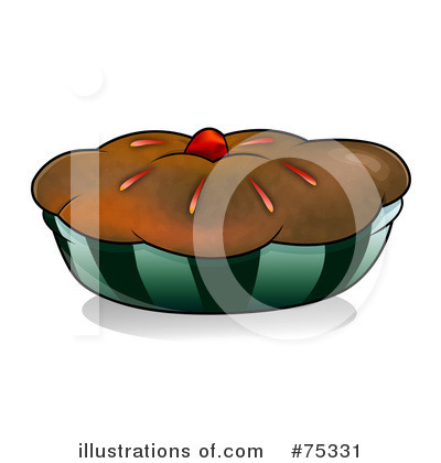 Royalty-Free (RF) Pie Clipart Illustration by YUHAIZAN YUNUS - Stock Sample #75331