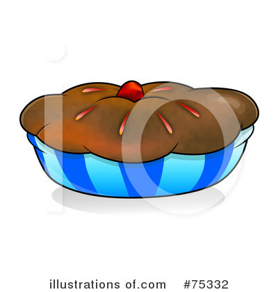 Royalty-Free (RF) Pie Clipart Illustration by YUHAIZAN YUNUS - Stock Sample #75332