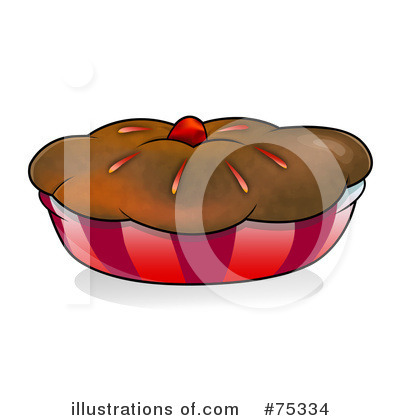 Royalty-Free (RF) Pie Clipart Illustration by YUHAIZAN YUNUS - Stock Sample #75334