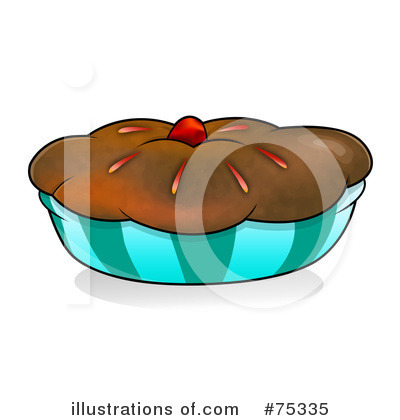 Royalty-Free (RF) Pie Clipart Illustration by YUHAIZAN YUNUS - Stock Sample #75335