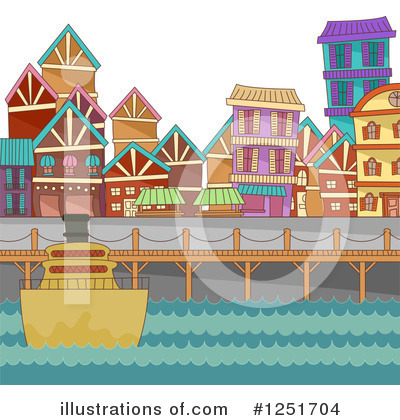 Royalty-Free (RF) Pier Clipart Illustration by BNP Design Studio - Stock Sample #1251704