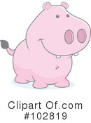 Pig Clipart #102819 by Cory Thoman