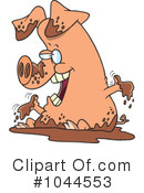 Pig Clipart #1044553 by toonaday