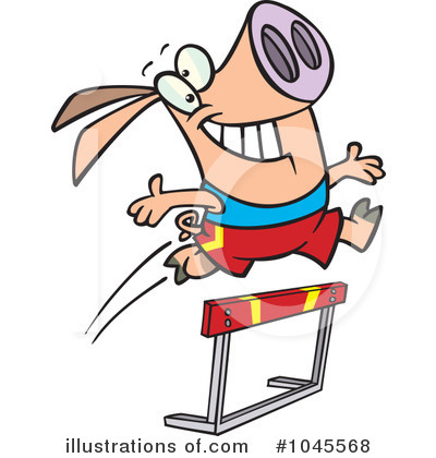 Hurdle Clipart #1045568 by toonaday