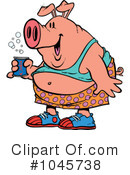 Pig Clipart #1045738 by toonaday