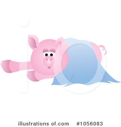 Royalty-Free (RF) Pig Clipart Illustration by Pams Clipart - Stock Sample #1056083