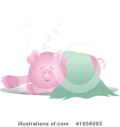 Royalty-Free (RF) Pig Clipart Illustration by Pams Clipart - Stock Sample #1056093