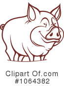 Pig Clipart #1064382 by Vector Tradition SM