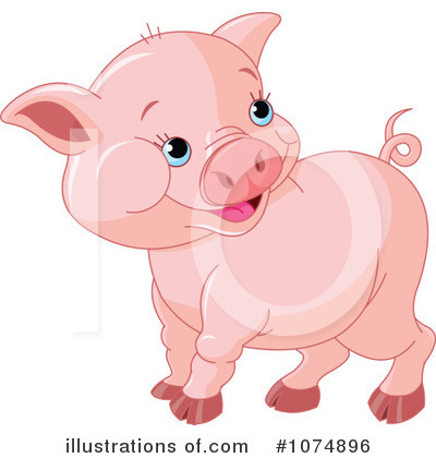 Pig Clipart #1074896 by Pushkin