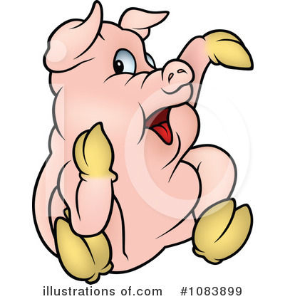 Royalty-Free (RF) Pig Clipart Illustration by dero - Stock Sample #1083899