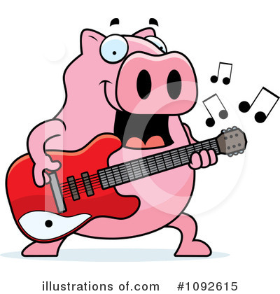 Royalty-Free (RF) Pig Clipart Illustration by Cory Thoman - Stock Sample #1092615