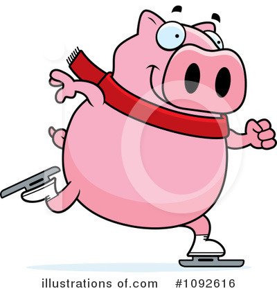 Royalty-Free (RF) Pig Clipart Illustration by Cory Thoman - Stock Sample #1092616