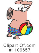 Pig Clipart #1109657 by toonaday