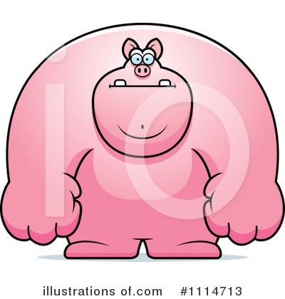 Royalty-Free (RF) Pig Clipart Illustration by Cory Thoman - Stock Sample #1114713