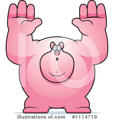 Royalty-Free (RF) Pig Clipart Illustration by Cory Thoman - Stock Sample #1114719