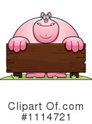 Pig Clipart #1114721 by Cory Thoman