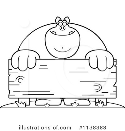 Royalty-Free (RF) Pig Clipart Illustration by Cory Thoman - Stock Sample #1138388