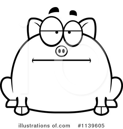 Royalty-Free (RF) Pig Clipart Illustration by Cory Thoman - Stock Sample #1139605