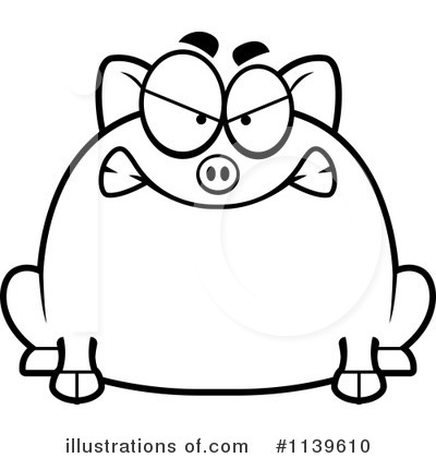 Royalty-Free (RF) Pig Clipart Illustration by Cory Thoman - Stock Sample #1139610