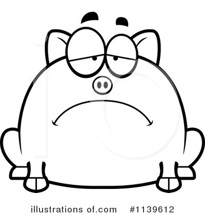 Royalty-Free (RF) Pig Clipart Illustration by Cory Thoman - Stock Sample #1139612
