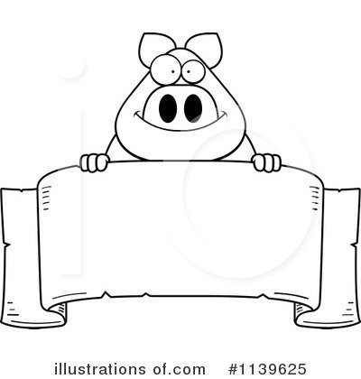 Royalty-Free (RF) Pig Clipart Illustration by Cory Thoman - Stock Sample #1139625