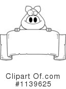 Pig Clipart #1139625 by Cory Thoman