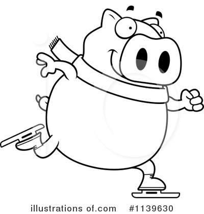 Royalty-Free (RF) Pig Clipart Illustration by Cory Thoman - Stock Sample #1139630