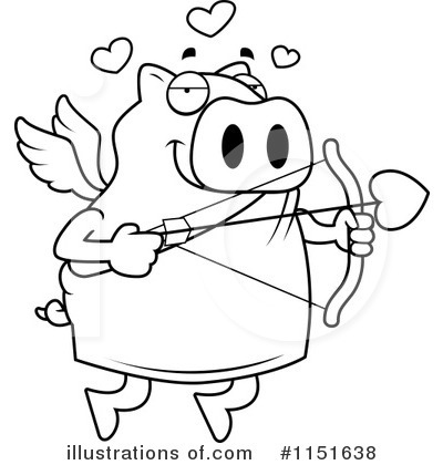 Royalty-Free (RF) Pig Clipart Illustration by Cory Thoman - Stock Sample #1151638
