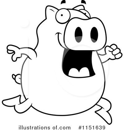Royalty-Free (RF) Pig Clipart Illustration by Cory Thoman - Stock Sample #1151639