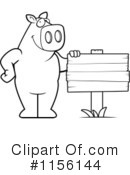 Pig Clipart #1156144 by Cory Thoman