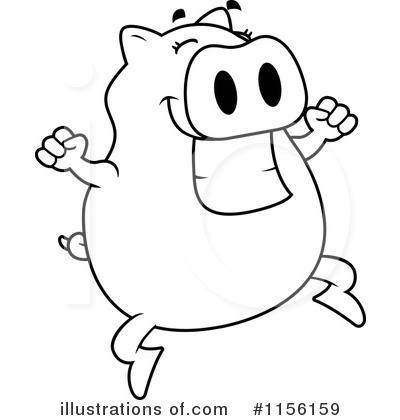 Royalty-Free (RF) Pig Clipart Illustration by Cory Thoman - Stock Sample #1156159