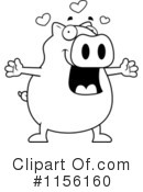 Pig Clipart #1156160 by Cory Thoman