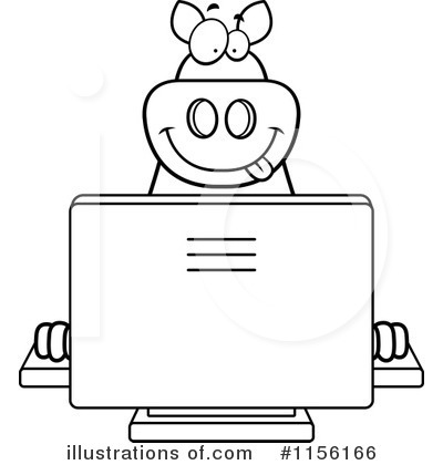 Royalty-Free (RF) Pig Clipart Illustration by Cory Thoman - Stock Sample #1156166