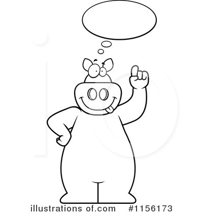 Royalty-Free (RF) Pig Clipart Illustration by Cory Thoman - Stock Sample #1156173