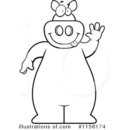 Royalty-Free (RF) Pig Clipart Illustration by Cory Thoman - Stock Sample #1156174