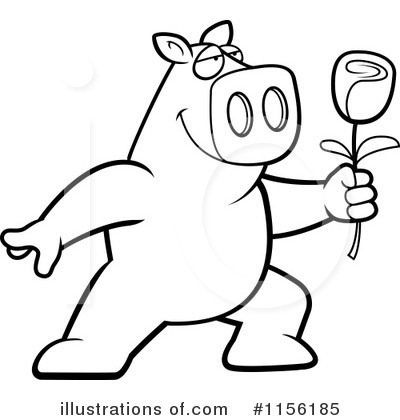 Royalty-Free (RF) Pig Clipart Illustration by Cory Thoman - Stock Sample #1156185