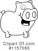 Pig Clipart #1157083 by Cory Thoman