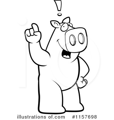 Royalty-Free (RF) Pig Clipart Illustration by Cory Thoman - Stock Sample #1157698