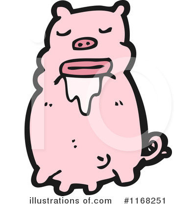 Royalty-Free (RF) Pig Clipart Illustration by lineartestpilot - Stock Sample #1168251