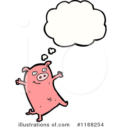 Royalty-Free (RF) Pig Clipart Illustration by lineartestpilot - Stock Sample #1168254